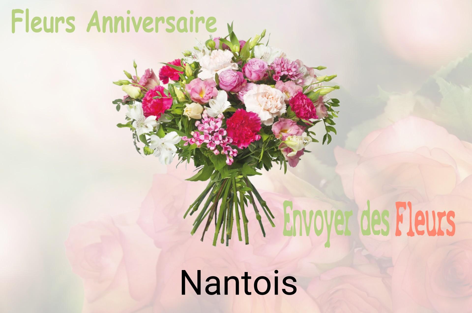 Bouquet de fleurs d’anniversaire livré à Nantois